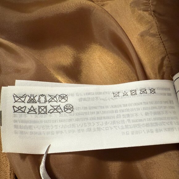 Abercrombie Fitch Biker Jacket Women Size S Brown Full Zip Faux Suede Moto GUC - Picture 11 of 16